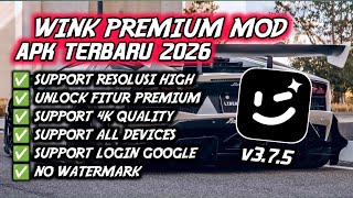 NEW UPDATE‼️WINK APK MOD TERBARU || WINK SUPPORT 4K QUALITY
