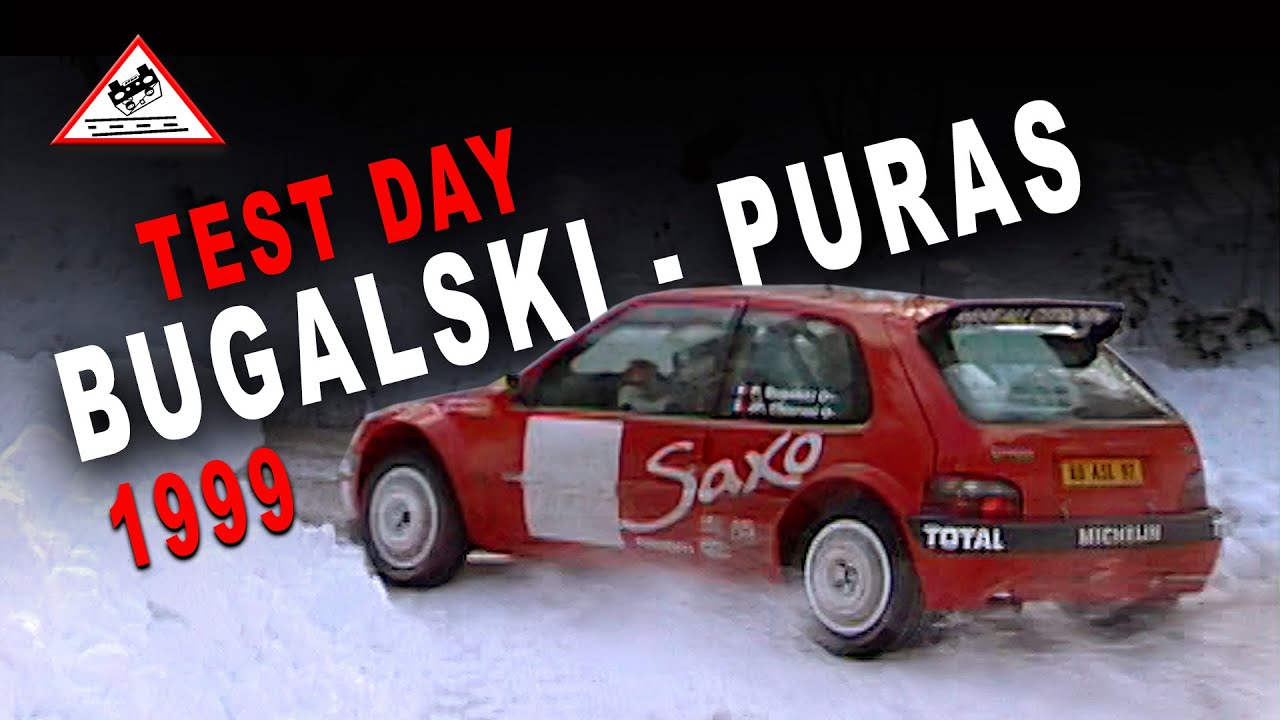 Test Bugalski - Puras | Citroën Saxo Kit Car | Rallye Monte-Carlo 1999 [Passats de canto] Telesport