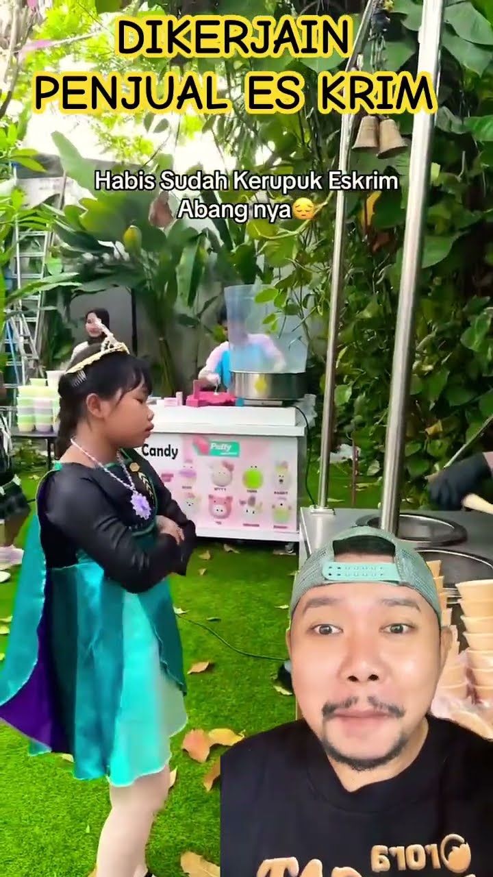 DIKERJAIN PENJUAL ES KRIM TURKI!!!?? #funny #lucu #halloween #comedy #shortsfeed