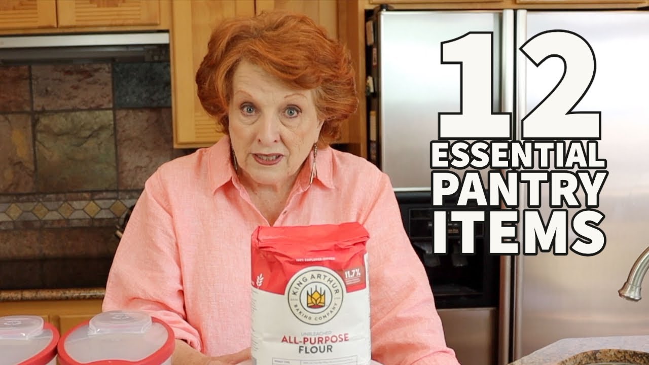 12 Essential Pantry Items - YouTube