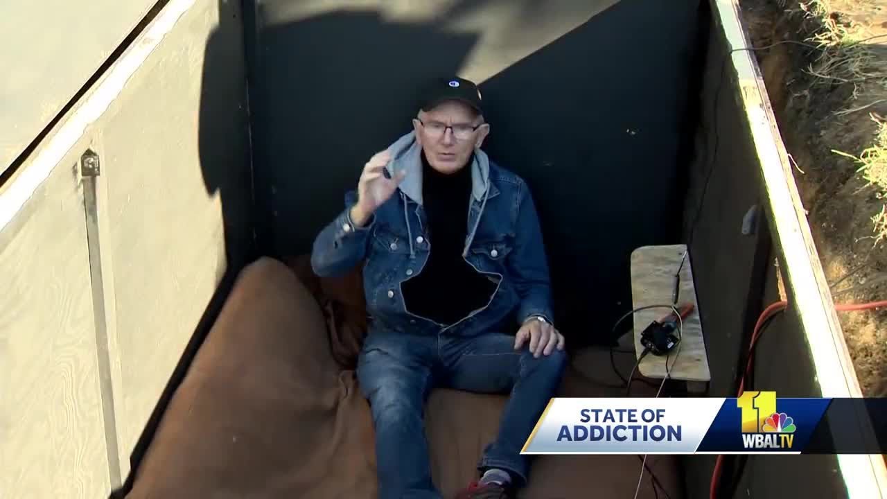 awareness raising Man livestreams from underground coffin to raise opioid awareness