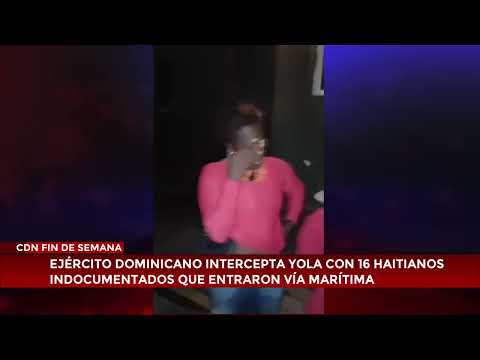 Dominican military intercepts boat with 16 undocumented Haitians who arrived by sea