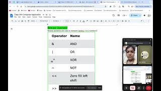 Class 12 | Bitwise Operator in Python | Sem 3| Computer Application (COMA) HS New Syllabus
