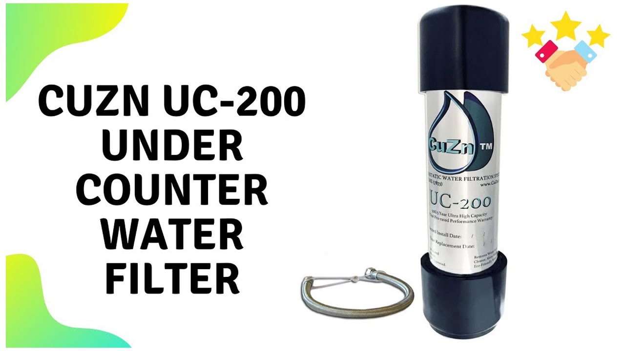 CuZn UC 200 Under Counter Water Filter 50K Ultra High Capacity YouTube