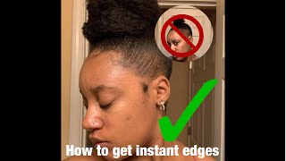 INSTANT EDGES 💆🏾‍♀️ | COLORED EDGE CONTROL | THAT’S SO DEE
