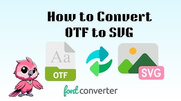 How to Convert OTF to SVG (Simple Guide)