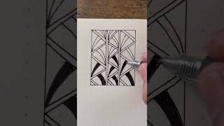 Tangle Pattern-“Flurry”#zentangle #zentangle_pattern #zentangleart #zentangles #zentangleinspiredart