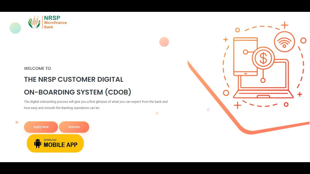 How to Open NRSP Digital Account