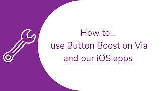 How do I set up button boost in iOS AAC apps