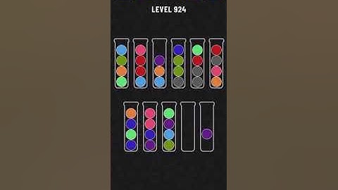 Level 924 | Ball Sort Puzzle | 2020