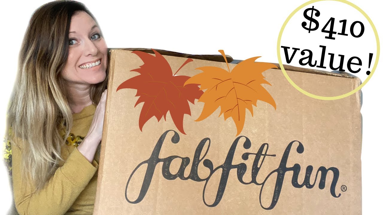 FabFitFun Fall Unboxing:  Over $400 value!!!