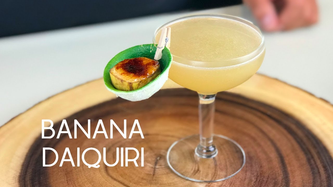 BANANA DAIQUIRI Recipe A flavored daiquiri you will go bananas over
