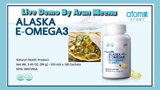 Live Demo Atomy Omega-3 Best Health Supplement for Heart ❤ Blockage, Skin,Joints,Hair, etc