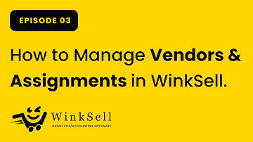 How to Manage Vendors & Assignments in WinkSell POS | Step-by-Step Tutorial