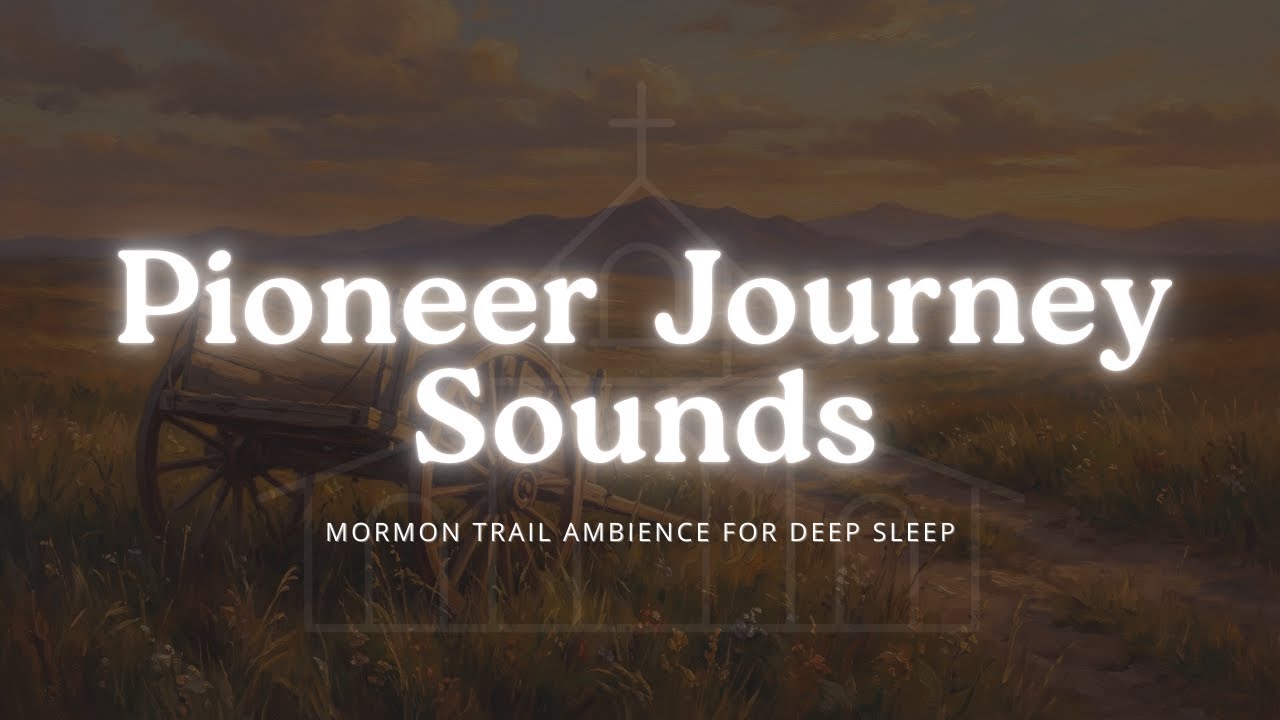 Pioneer Handcart Journey Sounds 7 Hours | LDS Sleep Music | Mormon Trail Ambience for Deep Sleep