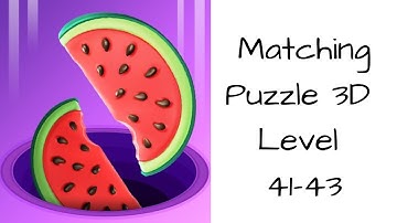 Matching Puzzle 3D - Pair Match Game Level 41-43