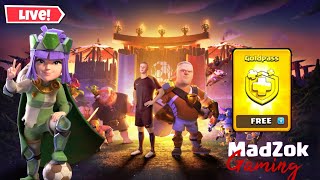 🔴Clash Of Clans live| Base visit and funn | #coc #live #gaming #shorts | MadZok Gaming