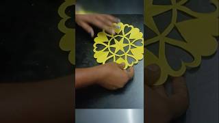 3D snow flake craft #diy #papercraft #craft #snow flake paper craft #shorts ,#youtubeshorts