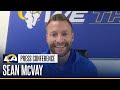 Sean McVay Talks Chase Blackburn's Departure, Game-Planning For Bijan Robinson &amp; Draft Mentality