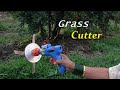 How To make A Grass Cutter -Using  Glue gun