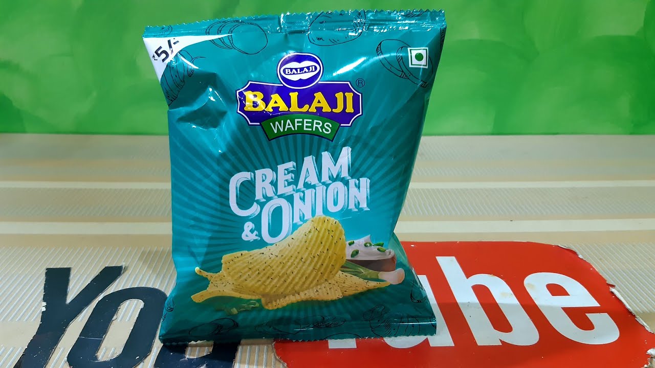 Balaji Wafers Cream & Onion Chips बालाजी वेफर्स क्रीम प्याज़ के चिप्स
