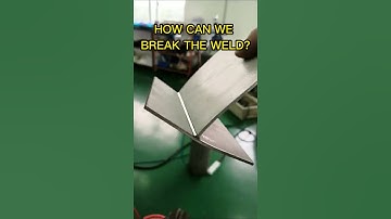 How To Break A Joint Welded By An Air Welder (To Check Out the Laser Welding Results)