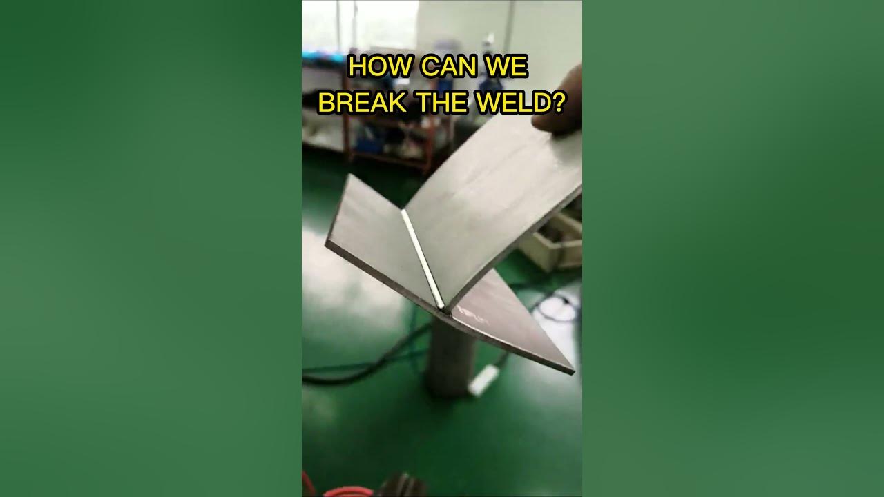 How To Break A Joint Welded By An Air Welder (To Check Out the Laser