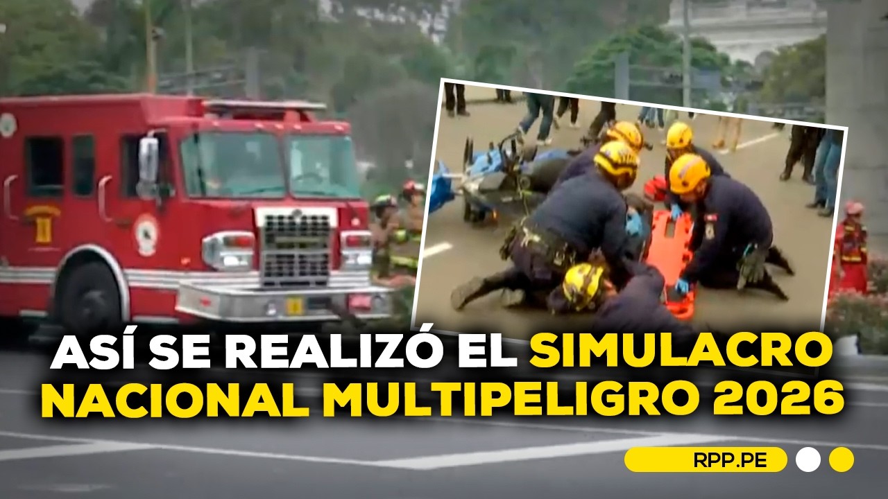 Así se desarrolló el inicio del Simulacro Nacional Multipeligro 2026 # ...