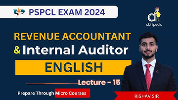 PSPCL Exam 2024 | RA / IA | English | Active Pasive Voice | Lecture -15 | Micro course |  abhipedia