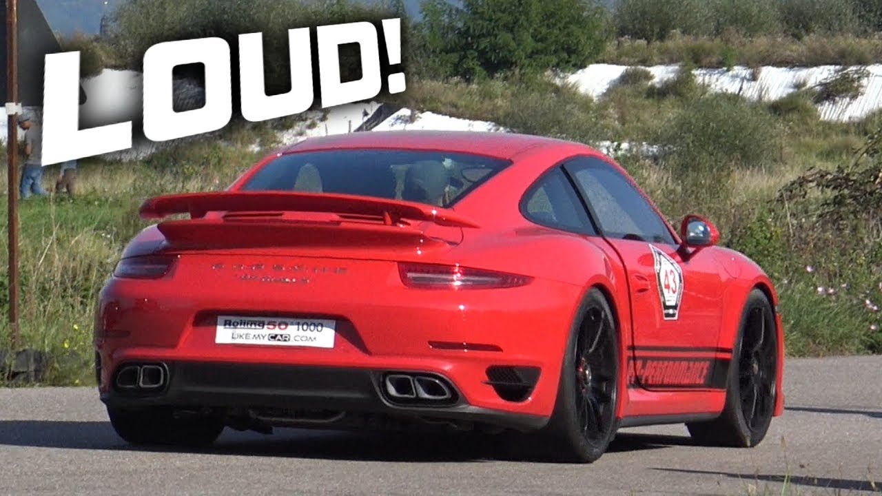 Porsche 991 Turbo S PP-Performance Stage 2 LOUD Sounds, Pops & Bangs! top gun
