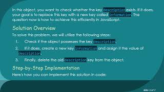 How to Check if a JavaScript Object Has a Key and Replace It with a New Key