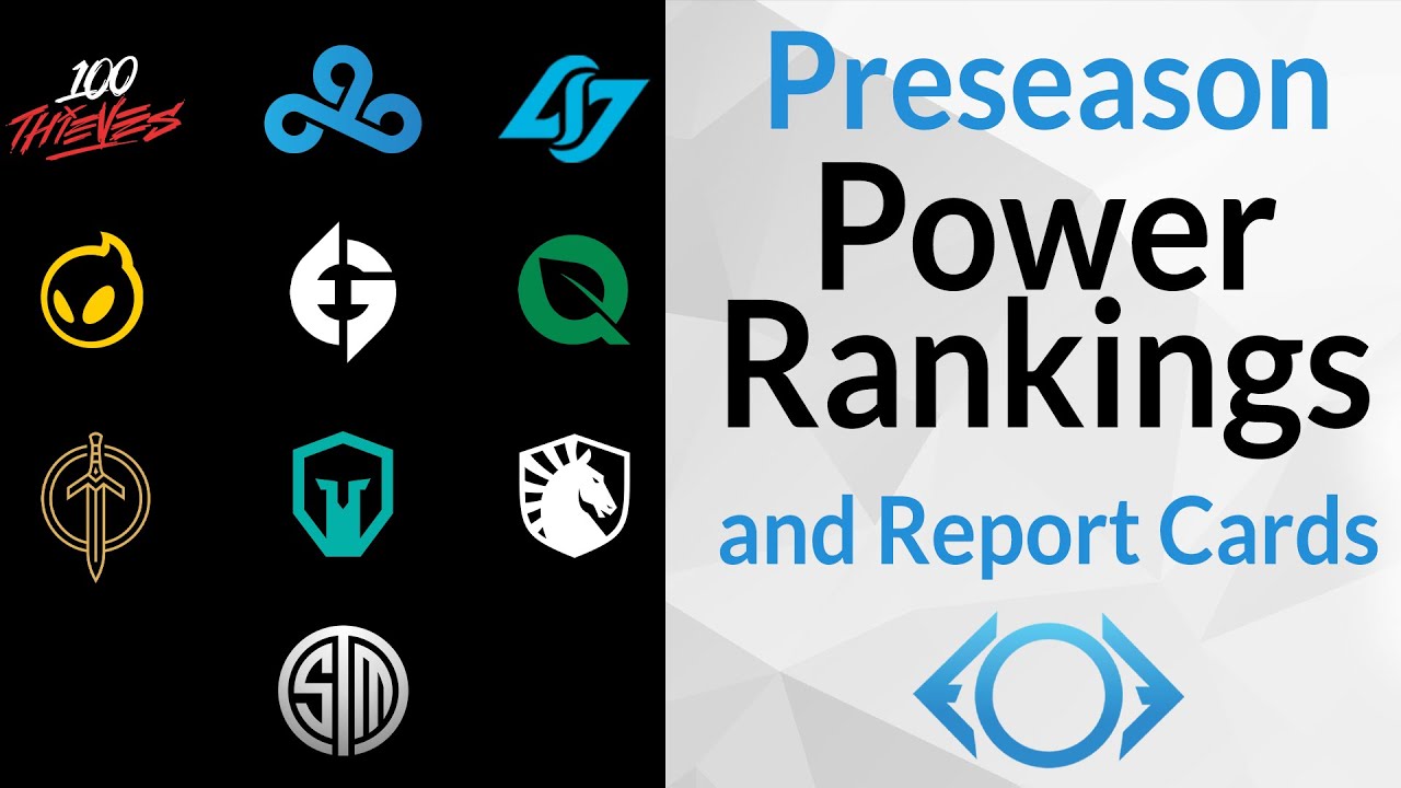 LCS 2022 Preseason Power Rankings and Offseason Grades - Tim's Takes