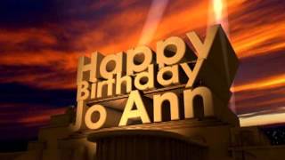 Happy Birthday Jo Ann