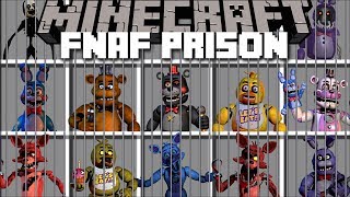 Minecraft FIVE NIGHTS AT FREDDY'S PRISON MOD / FIGHT OFF EVIL FNAF ANIMATRONICS!! Minecraft
