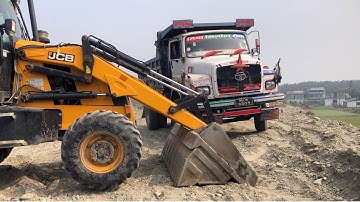 3Dx Machine JCB And Tipper Loading Gravel Video @droneplanet2040
