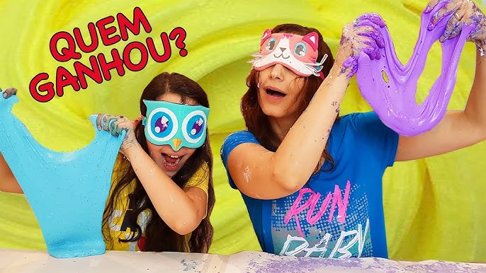 DESAFIO COLORINDO SLIME COM 3 CORES !! CAIXA MISTERIOSA (3 MARKER SLIME  CHALLENGE)