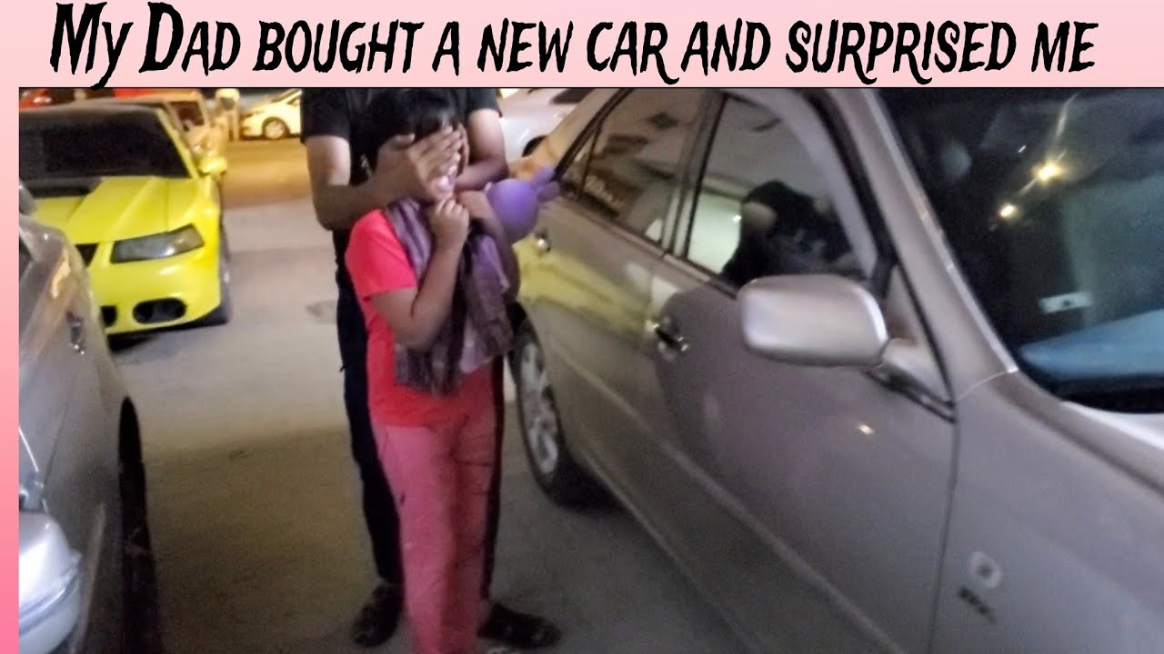 My Dad bought a new car and surprised me. - YouTube