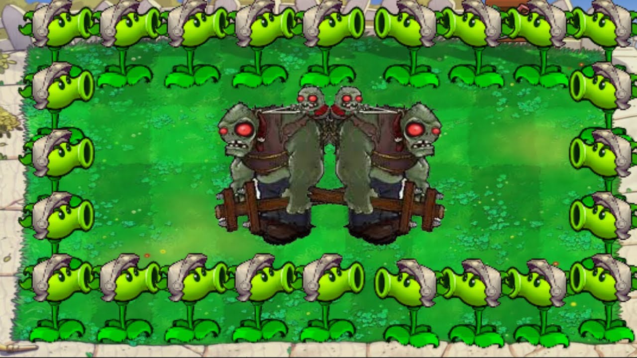99 Repeater vs 999 Giga Gargantuar - Plants vs Zombies Hack - YouTube