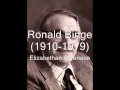 Ronald binge 19101979  elizabethan serenade