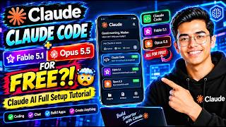 😱 FREE Claude Code + Fable 5.1 & Opus 5.5! 🤯 | Claude AI Full Setup Tutorial 🔥