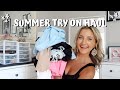 PRINCESS POLLY SUMMER VACATION TRY ON HAUL 2021 // beach wear + swim week finds