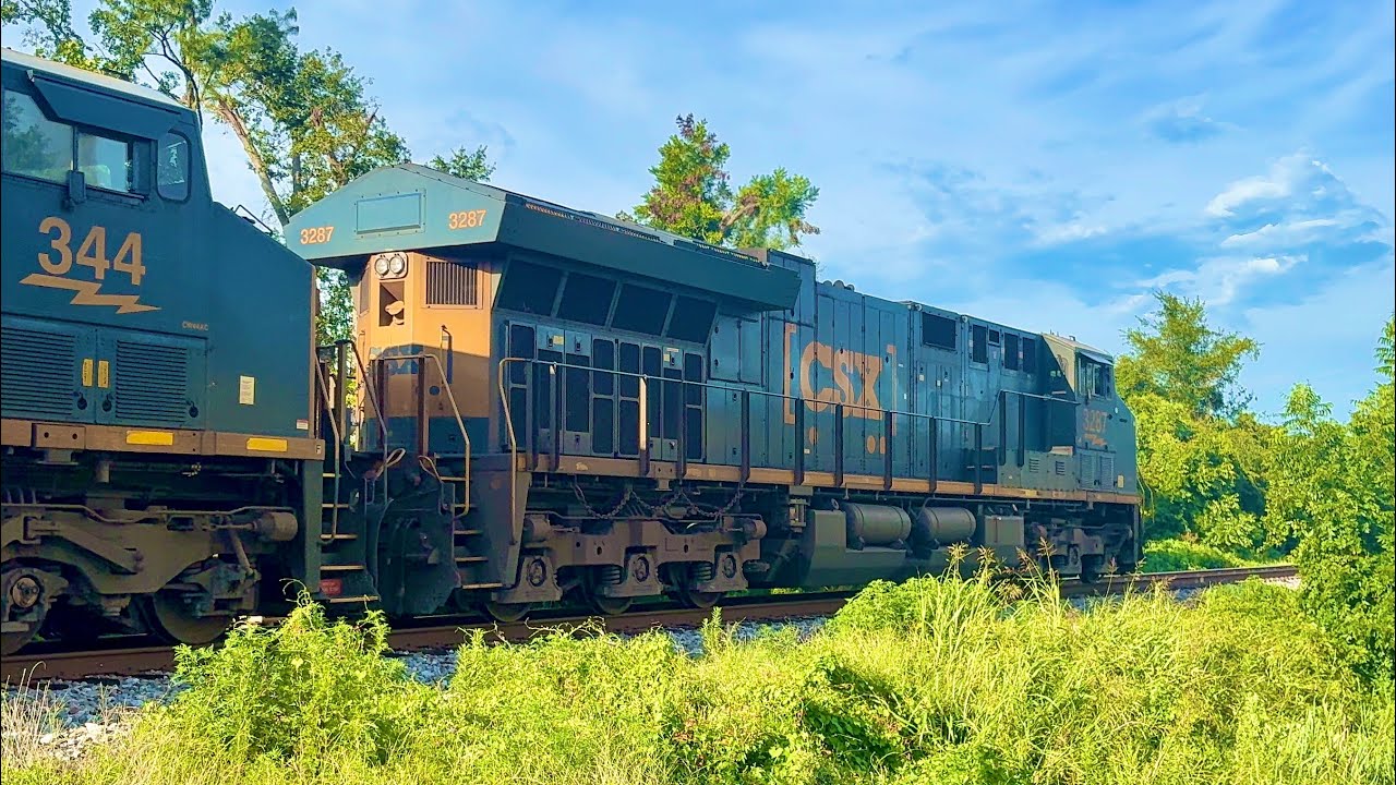CSX I125-17 with CSXT ET44AH 3287 leading with a RL K5HL on 07/18/2025 ...