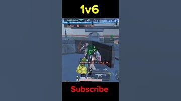 1v6 Clutch🔥 #pubg #bgmi #shorts #viral #trending