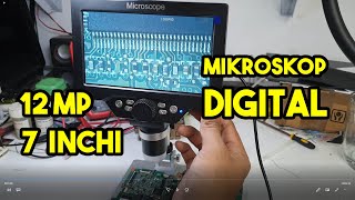 mikroskop digital 12mp lcd 7