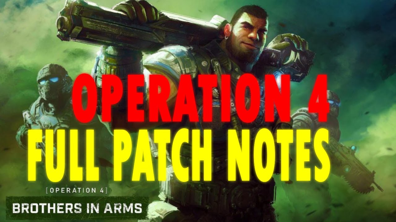 Gears 5 - Operation 4 Full Patch Notes + Reaction.