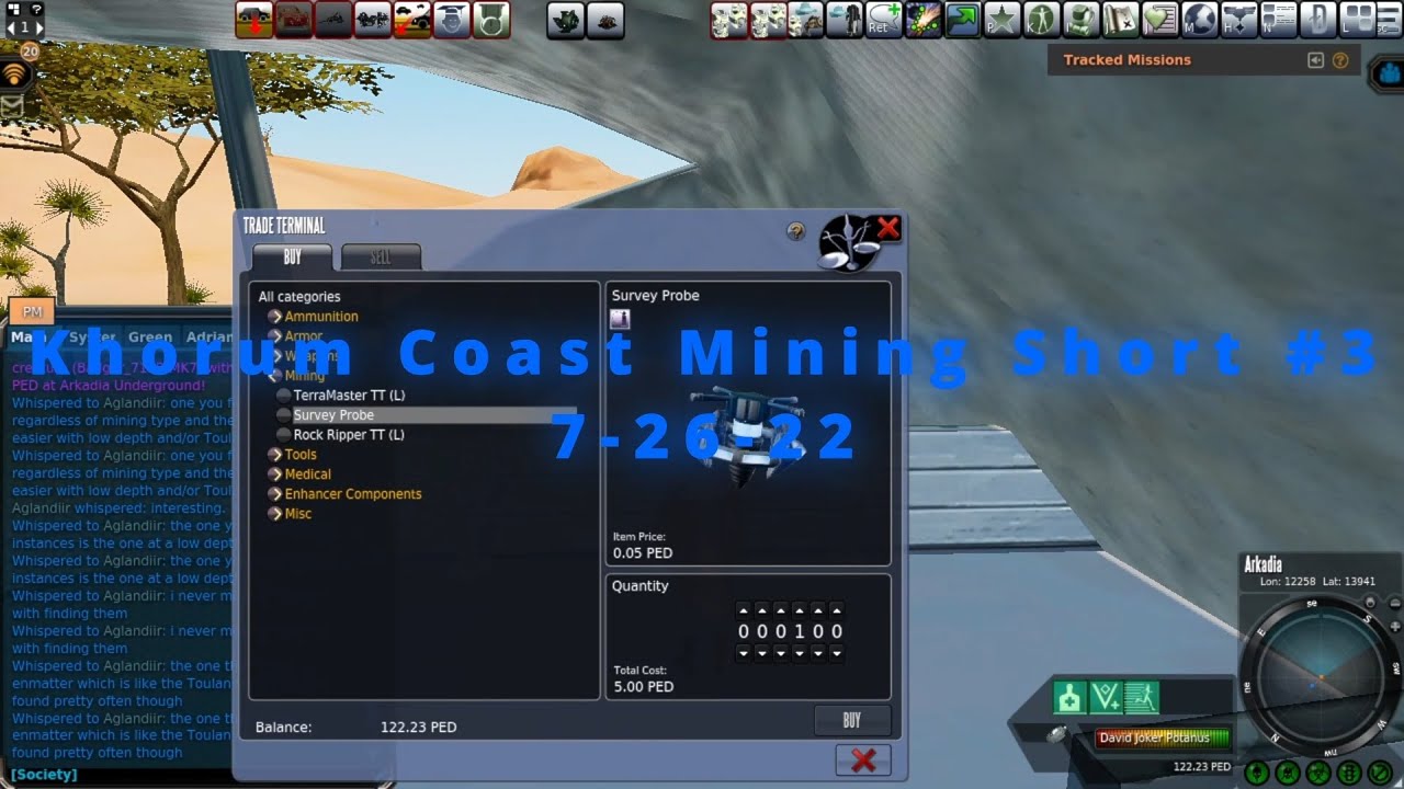 Entropia Universe - Khorum Coast Mining Short #3