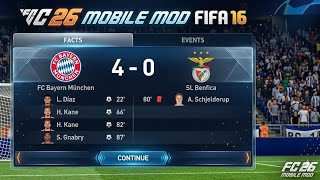 AMISTOSO/CHAMPIONS LEAGUE - EA SPORTS FC - MOD DO FIFA 16 - ALLIANZ ARENA.