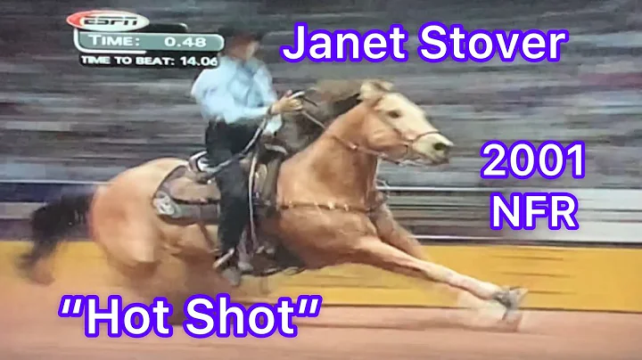 Janet Stover & "Hot Shot" 2001 NFR Barrel Racing