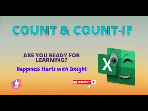 Excel COUNT & COUNTIF Functions – Quick Tutorial for Beginners