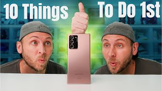 Galaxy Note 20 Ultra Unboxing and First 10 Things To Do!